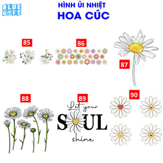 Hình ủi, hình ép nhiệt Hoa Cúc 15