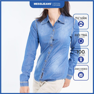 Áo jean nữ dài tay MESSIJEANS SJW-712-18