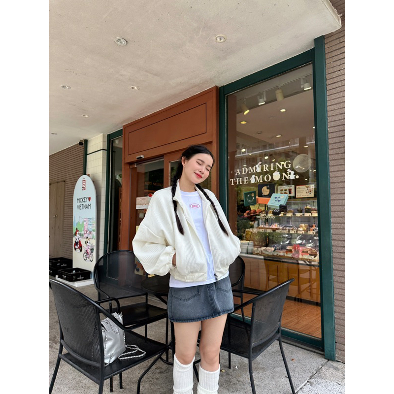 BLACKPINK FULL DEROSE LOGO BABYTEE - Áo Thun Baby tee thêu logo hồng