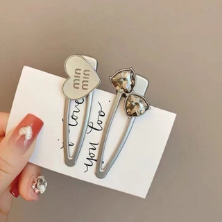 Kẹp tóc mái hình nơ đính đá min hai không 23