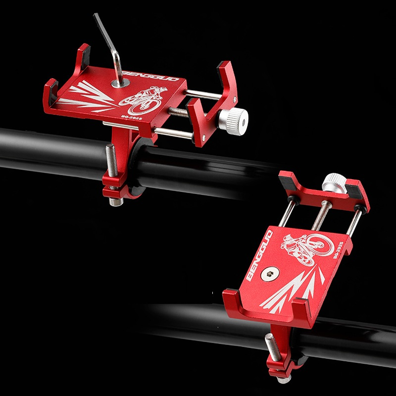 Giá đỡ kẹp điện thoại hợp kim nhôm cho xe máy xe đạp