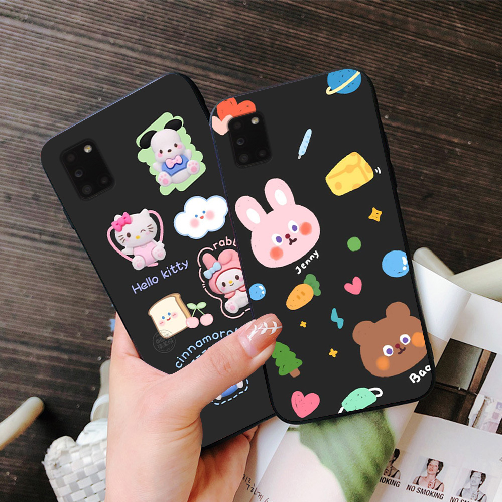 Ốp lưng Samsung a31 / a51 / a71 in hình các con vật cute dễ thương