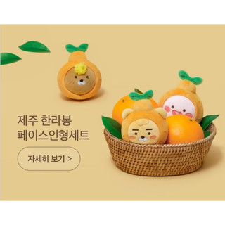 [Apeach Ryan Frodo kakao friends] gấu bông đào rian chó nâu cam chanh chính hãng