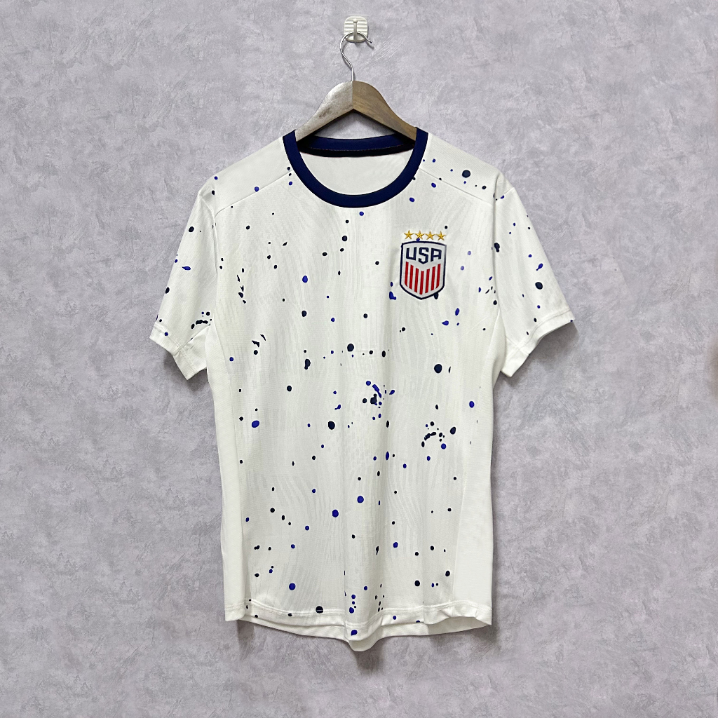 Quần áo bóng đá, đồ đá banh đội tuyển Mỹ vải mè cao cấp thoáng mát không xù lông - VUA BÓNG ĐÁ