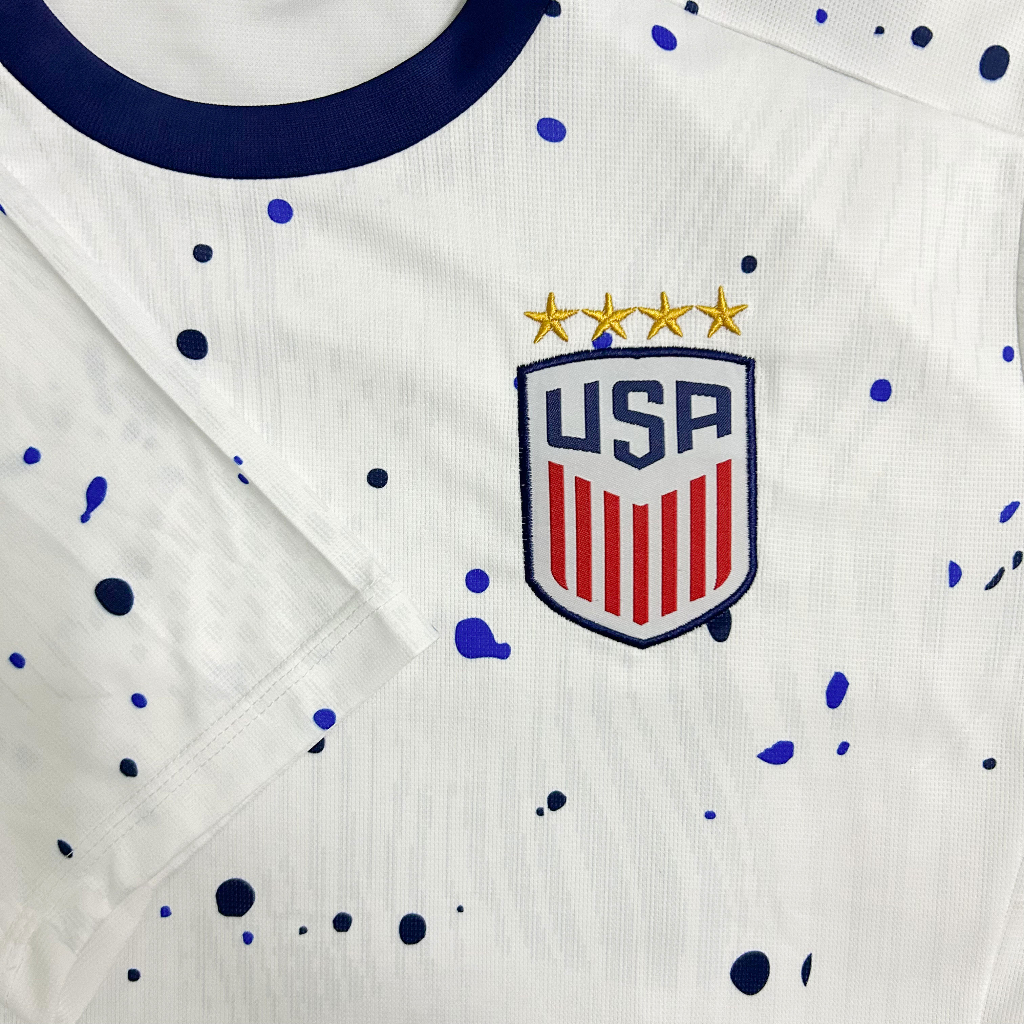 Quần áo bóng đá, đồ đá banh đội tuyển Mỹ vải mè cao cấp thoáng mát không xù lông - VUA BÓNG ĐÁ
