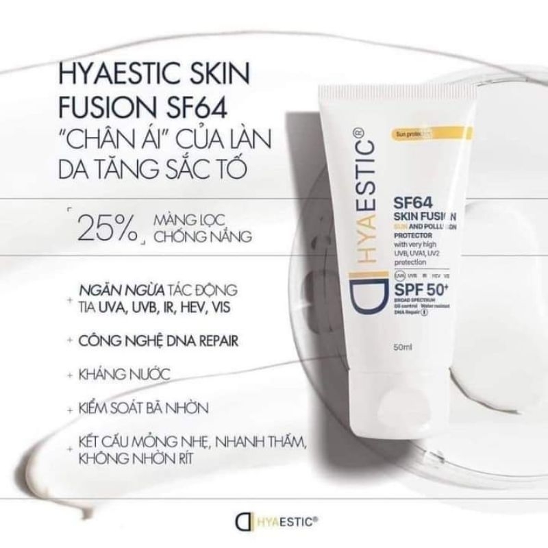 Kem chống nắng Hyaestic Skin Fusion SF64 SPF 50 PA+++