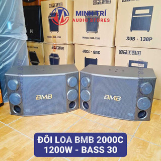 Đôi loa karaoke bass 30 bmb 2000c 1200w - 5 đường tiếng, loa bmb 2000 karaoke gia đình