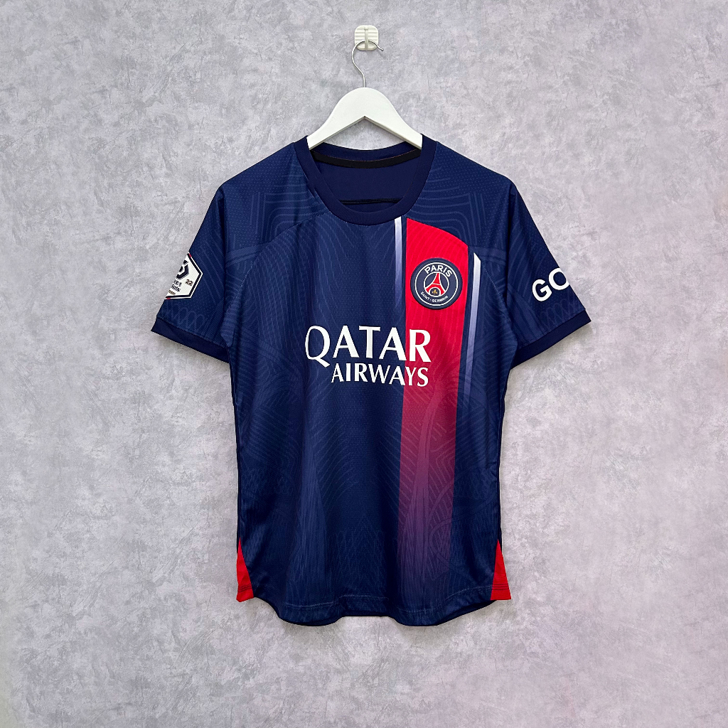 Quần áo bóng đá, đồ đá banh PSG vải mè cao cấp thoáng mát không xù lông - VUA BÓNG ĐÁ