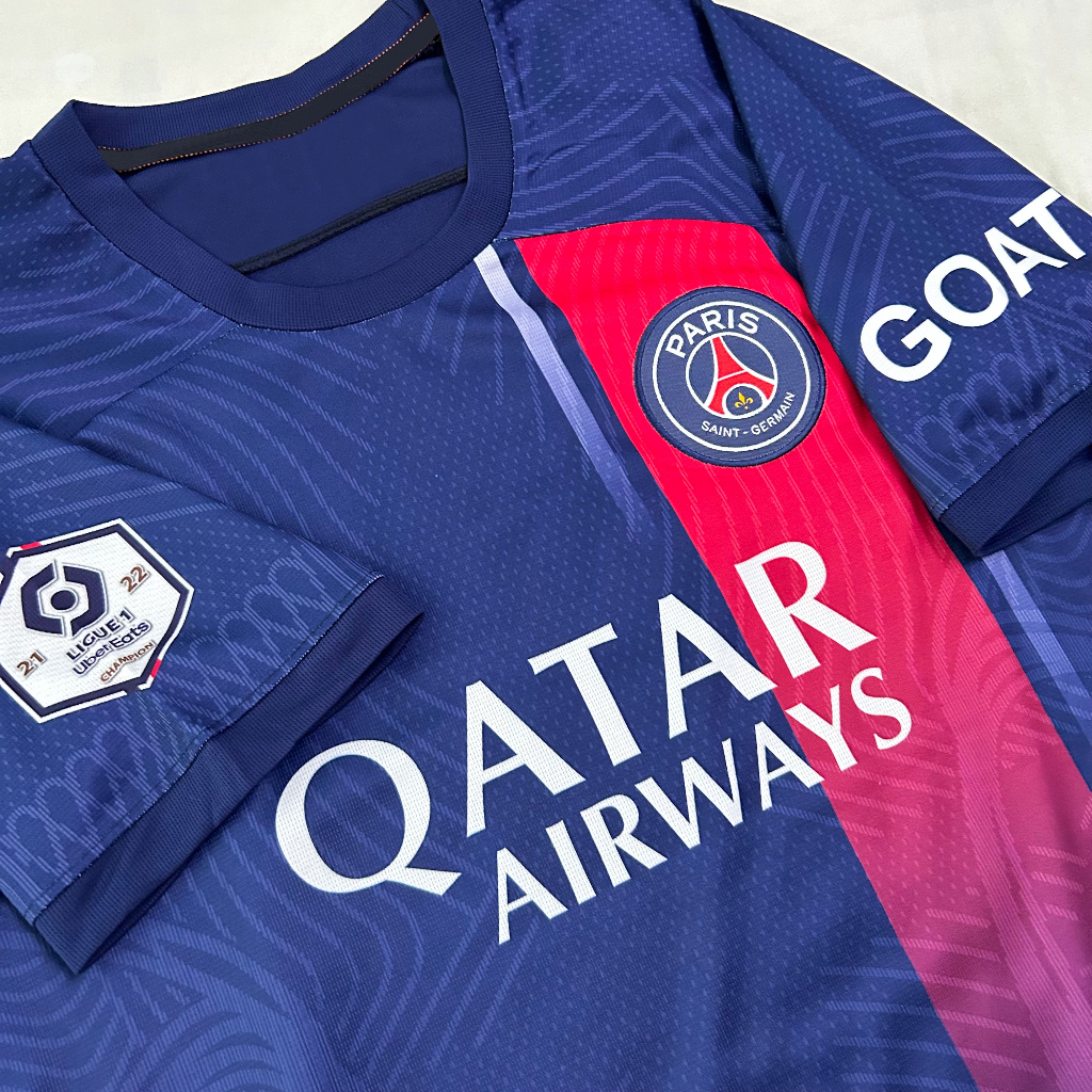 Quần áo bóng đá, đồ đá banh PSG vải mè cao cấp thoáng mát không xù lông - VUA BÓNG ĐÁ