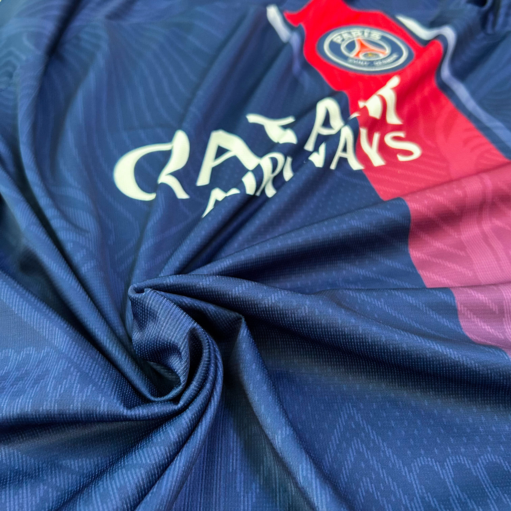 Quần áo bóng đá, đồ đá banh PSG vải mè cao cấp thoáng mát không xù lông - VUA BÓNG ĐÁ