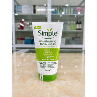 Sữa Rửa Mặt Simple Kind To Skin Moisturising Facial Wash 150ml Chính Hãng Công Ty Mẫu Mới