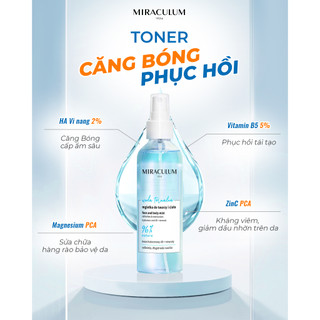 Toner 96% phục hồi cấp ẩm, căng bóng da Miraculum 100ml
