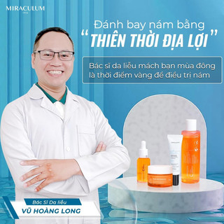 Combo nám, thâm, sáng da nước cân bằng 97%, serum 97%, serum 91%, kem dưỡng 97% miraculum