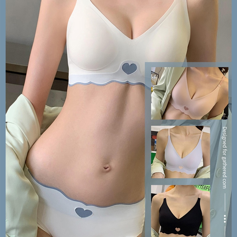 Áo Ngực Nữ Đúc Su Tim thiết kế không gọng nâng ngực nhẹ mềm mại thoáng mát mỏng nhẹ tôn vòng 1 gợi cảm -  MÃ AL2224