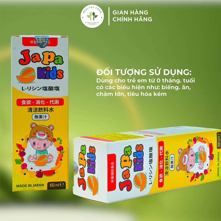 MUA 3 TẶNG 1 Siro Japa Kids Kích Thích Ăn Ngon, Tăng Chiều Cao Cho Bé 100ml