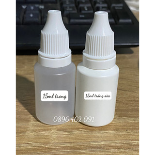 Combo 100 bộ chai nhựa nhỏ giọt/nhỏ mũi/nhỏ mắt 15ml