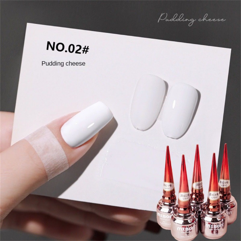 Sơn gel màu hồng cam sữa chính hãng siêu mướt bao test chất sơn Led/UV N.P Nails