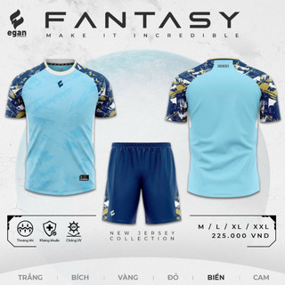 Bộ quần áo thể thao bóng đá tự thiết kế cp egan fantasy cao cấp