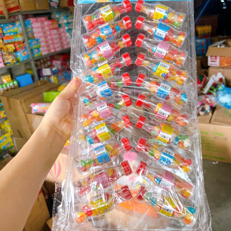 sỉ vỉ 20 lọ kẹo dẻo bi hình chai coca