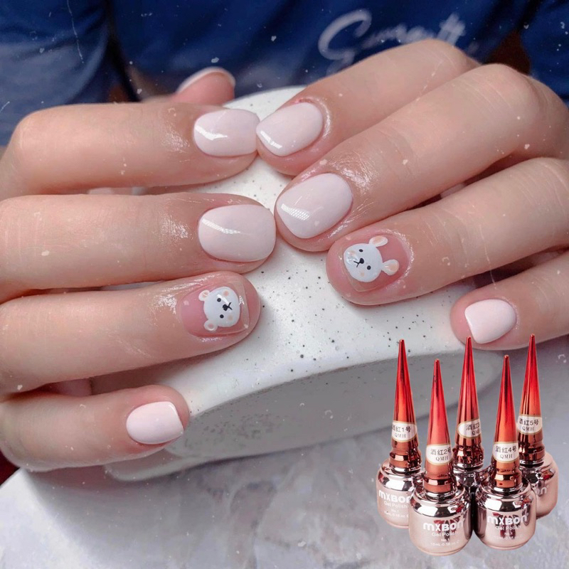 Chai sơn gel Hồng sữa nhẹ nhàng siêu mịn mướt N.P Nails