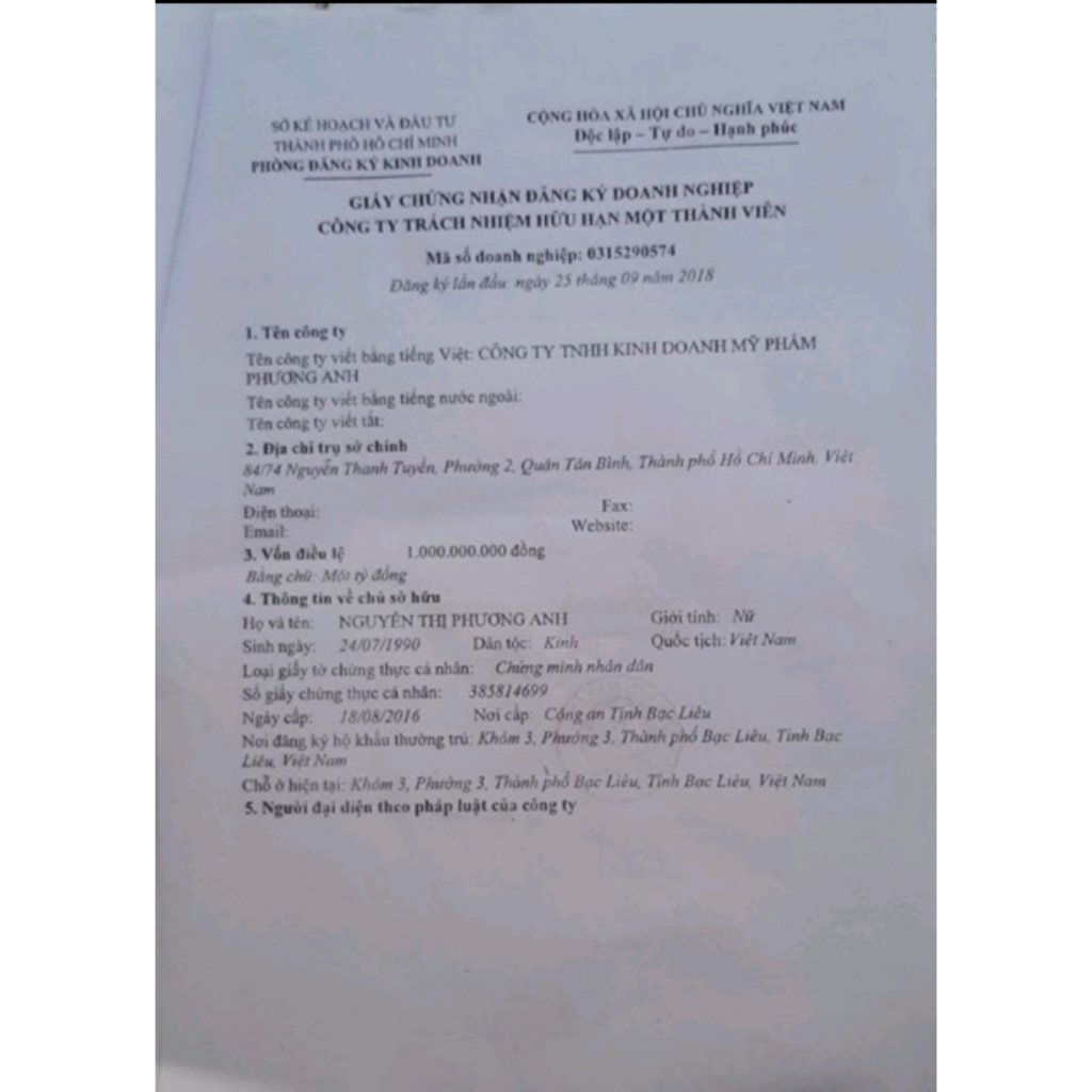 Tái Tạo Da Phương Anh Yody chuyên nám mụn tàn nhang Mẫu Mới 2023