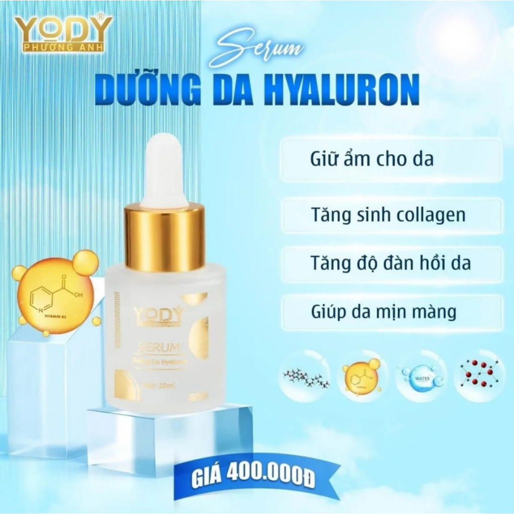 Serum dưỡng phục hồi Yody White Phương Anh sau tái tạo