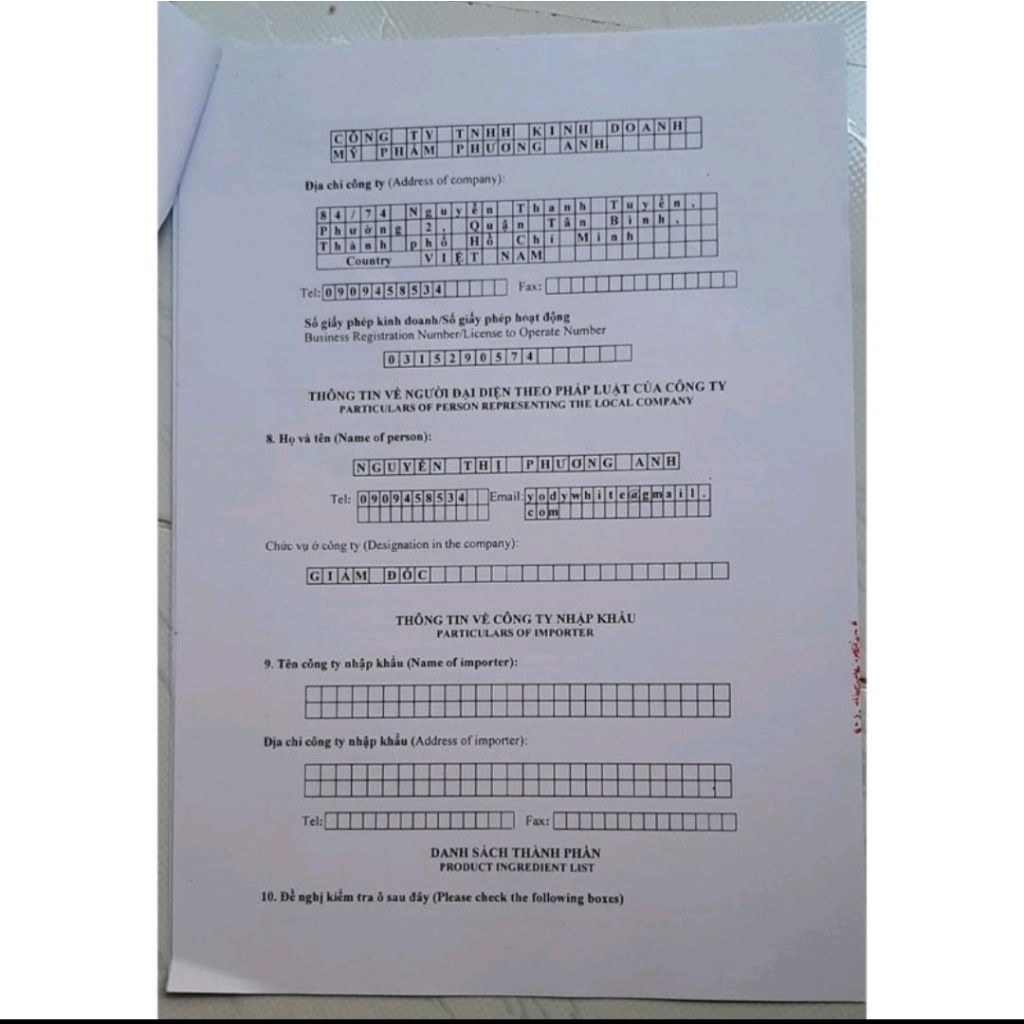 Serum dưỡng phục hồi Yody White Phương Anh sau tái tạo