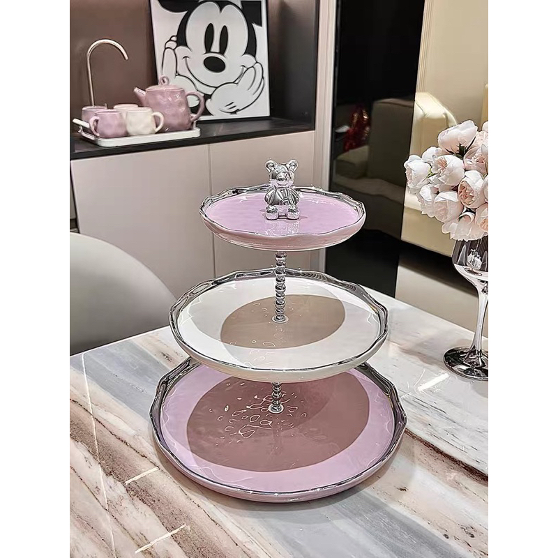 Đĩa Bear Đựng Trái Cây/ Bánh kẹo Decor