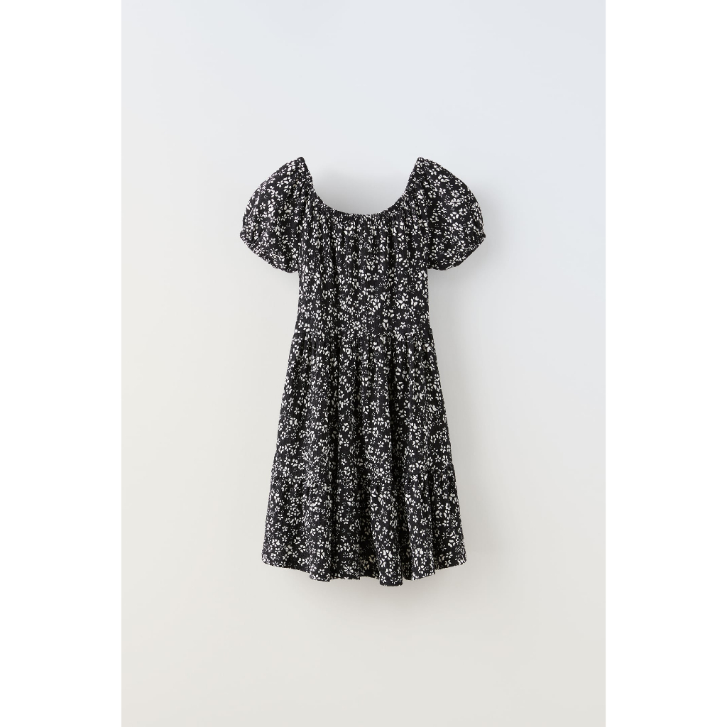 Váy hoa bé gái Zara Authentic new thu đông 2023