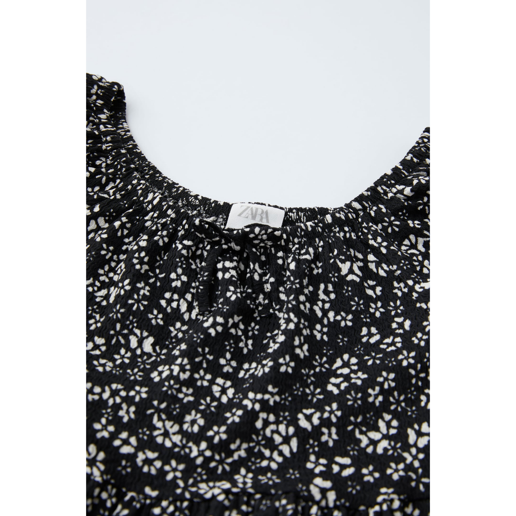 Váy hoa bé gái Zara Authentic new thu đông 2023