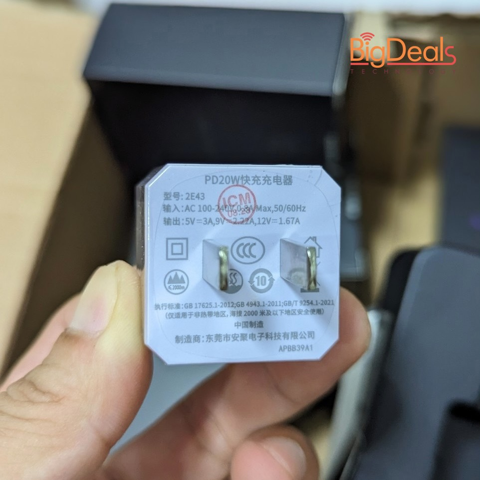 Củ sạc nhanh LISEN 20W, PD/GAN, chính hãng, BigDeals VN