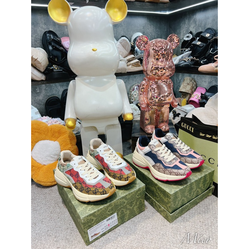 Giày Thể thao GC rhyton bản mix màu đẹp đỉnh- Hàng QC fullbox