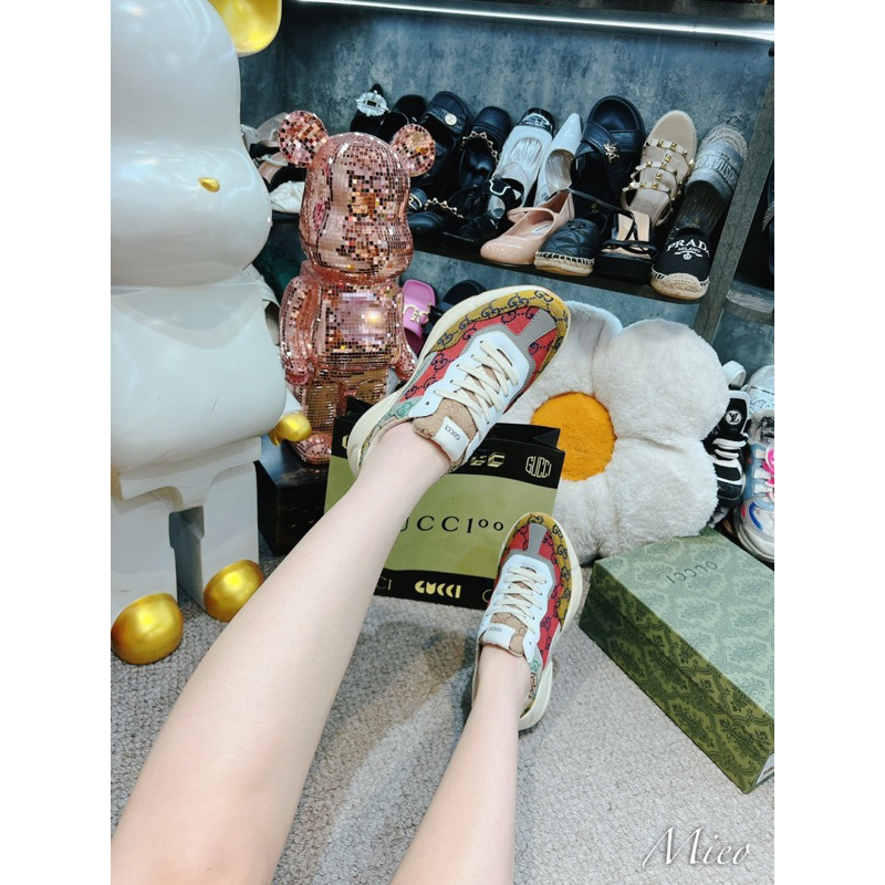 Giày Thể thao GC rhyton bản mix màu đẹp đỉnh- Hàng QC fullbox