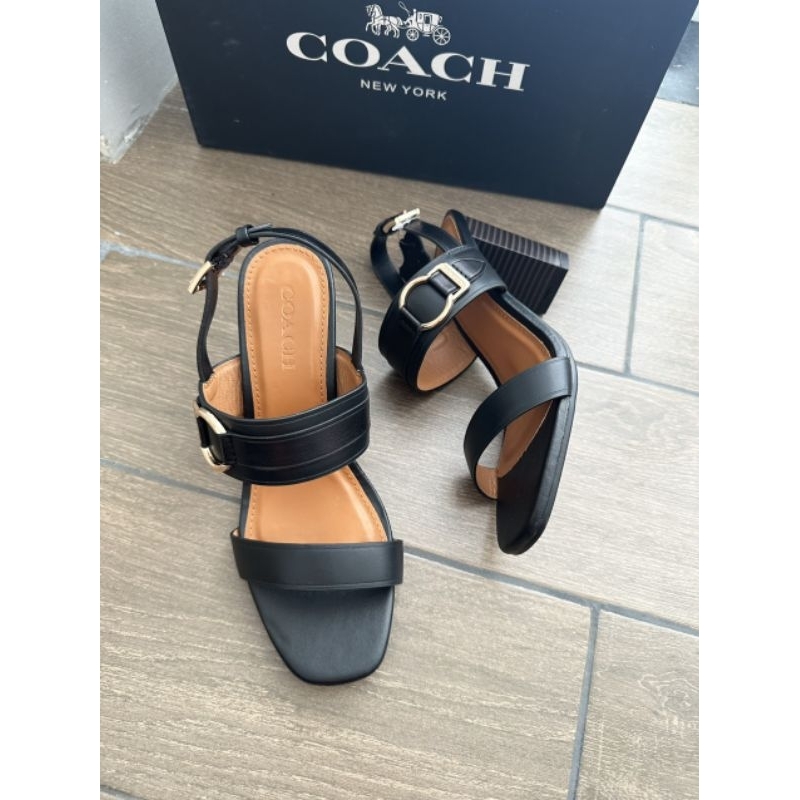 Coach mabel sandal leather