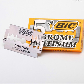 Lưỡi lam hiệu Bic sắc bén màu trắng hộp 5 dao