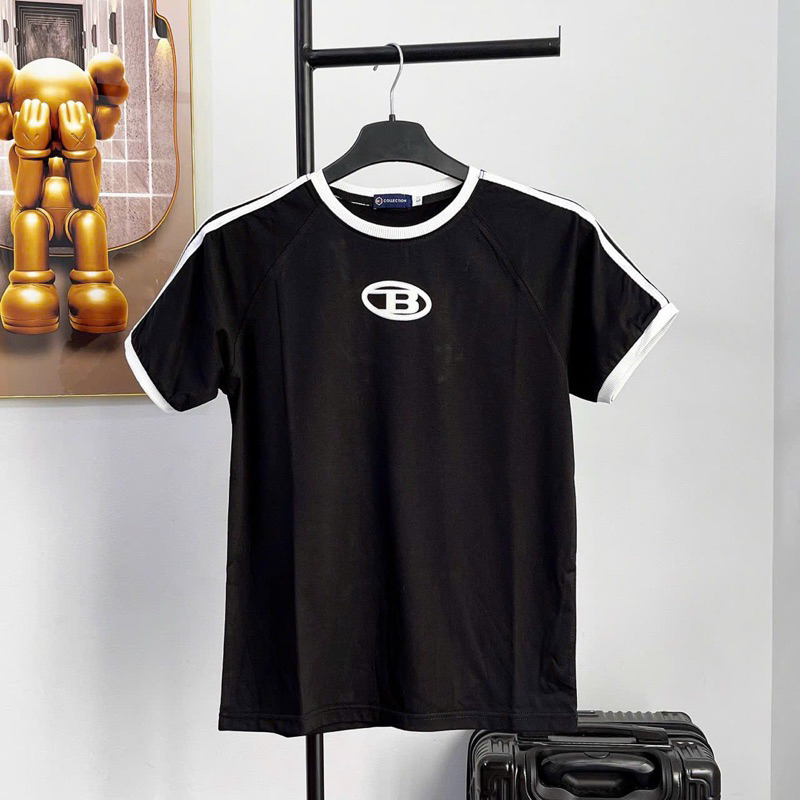 ÁO THUN COTTON VIỀN VAI ÁO CTTN