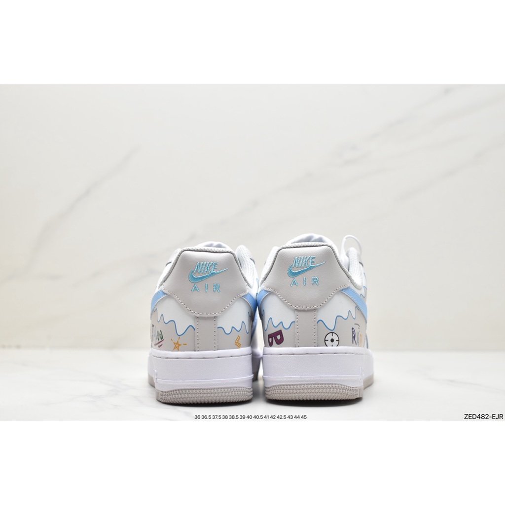 Bản Chuẩn Full Phụ Kiện Giày _Nike Air Force 1 Họa Tiết Vẽ Bản Cao Cấp