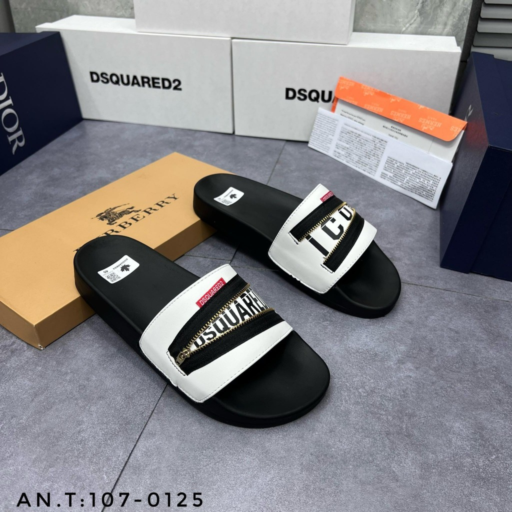 Dép Nam DSQ Khóa Chéo Mẫu Mới Nhất - Dép Quai Ngang DSQ Nam Bền Nhẹ mềm mại hot 2023