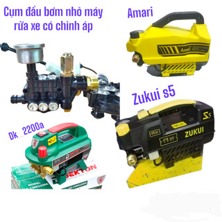 Cụm đầu bơm máy rửa xe có chỉnh áp : zukui s5, sumo , boss...