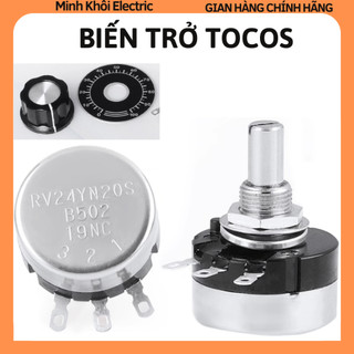 Biến trở tocos,biến trở xoay chiết áp tocos RV24YN 20S,triết áp tocos,biến trở xoay Tocos,chiết áp đơn tocos RV24YN
