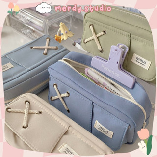  Túi bút Traveler Pencil Case siêu to 4 ngăn vải dày xịn 