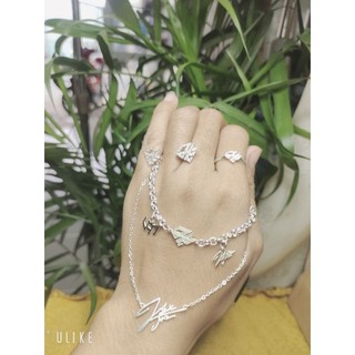NHẪN . LẮC TAY BẠC LOGO JACK_J97