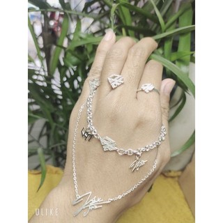 NHẪN . LẮC TAY BẠC LOGO JACK_J97