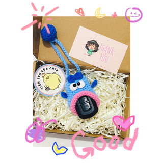 Vỏ đựng smartkey môi trề bằng len
