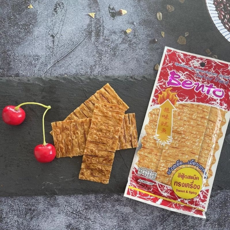 Mực Bento miếng siêu cay hàng nhập khẩu Thái Lan