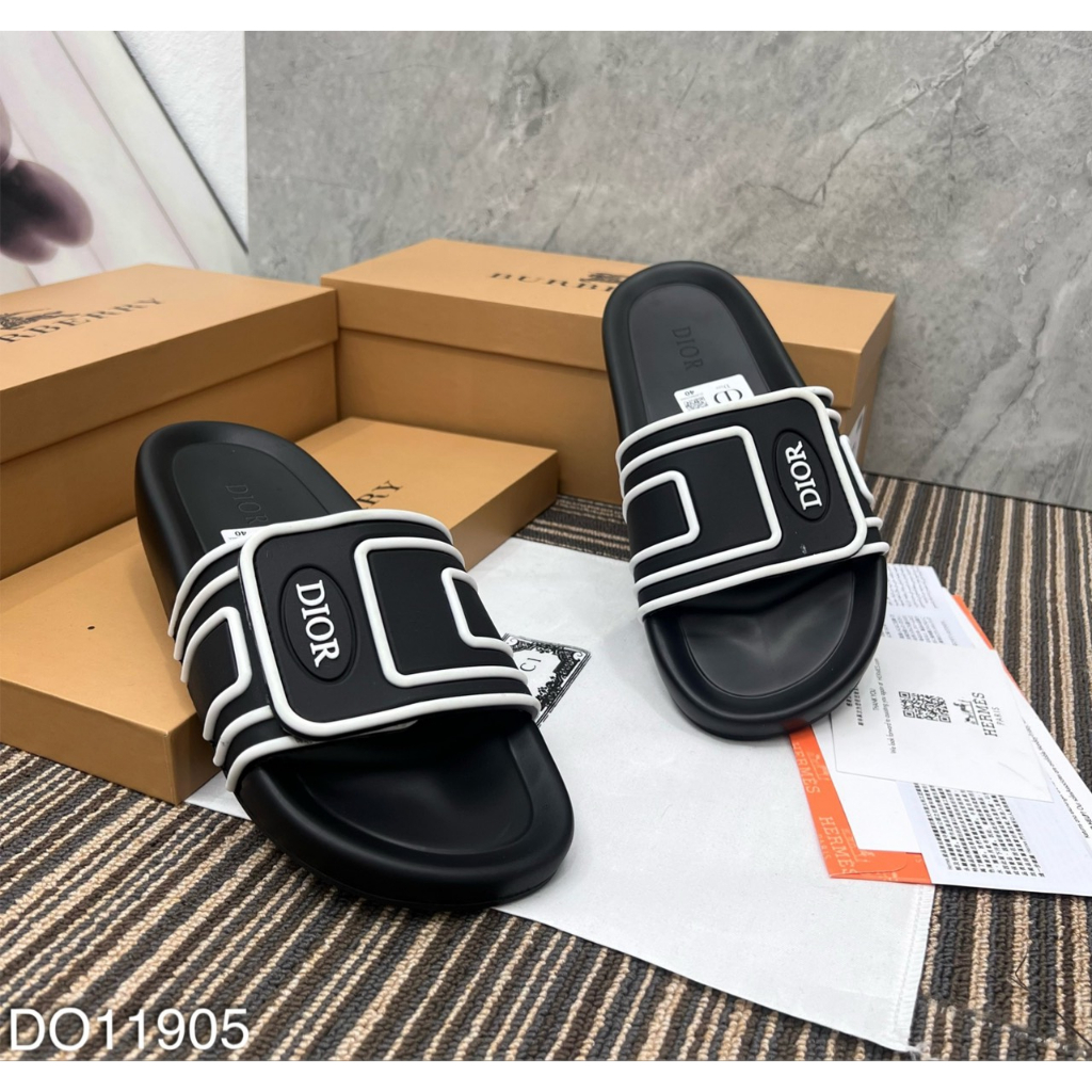 Dép quai ngang ĐI.OR Cao Cấp Mẫu Hót 2023 Đế cao su Chống Trơn Trượt Đi Êm Chân Phong Cách Thời Trang .