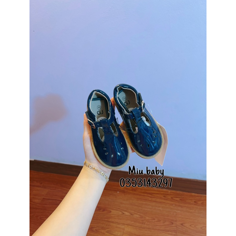 Giày búp bê quai dán đế mềm xuất du bé gái