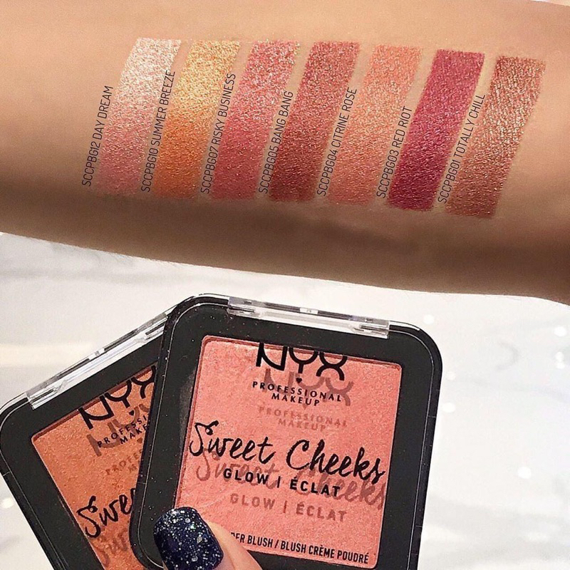 USA_Phấn má hồng NYX Sweet Cheeks Glow/ Matte Creamy Powder Blush 5g