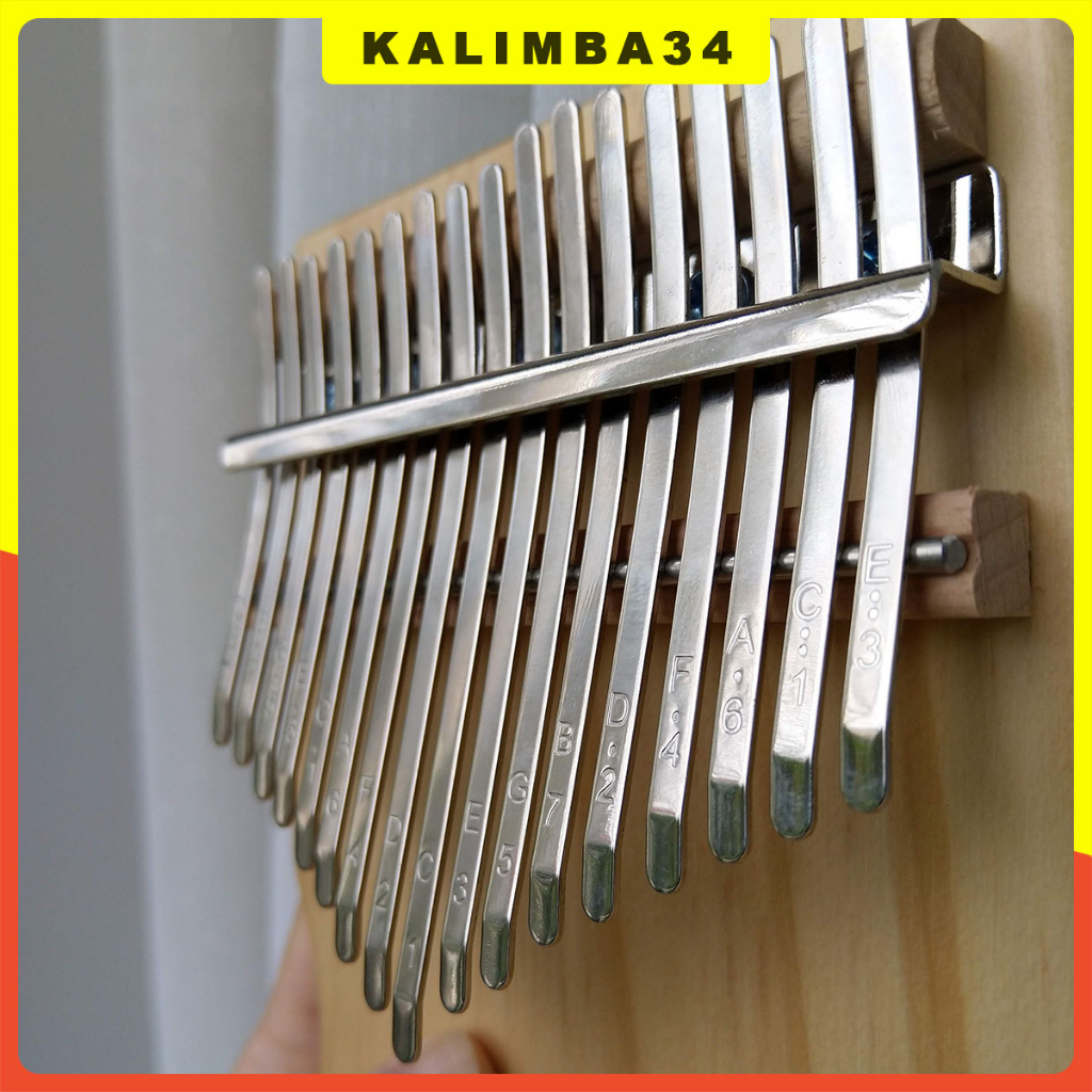 Đàn kalimba 17 phím khắc gấu panda KL34 tặng kèm búa chỉnh âm