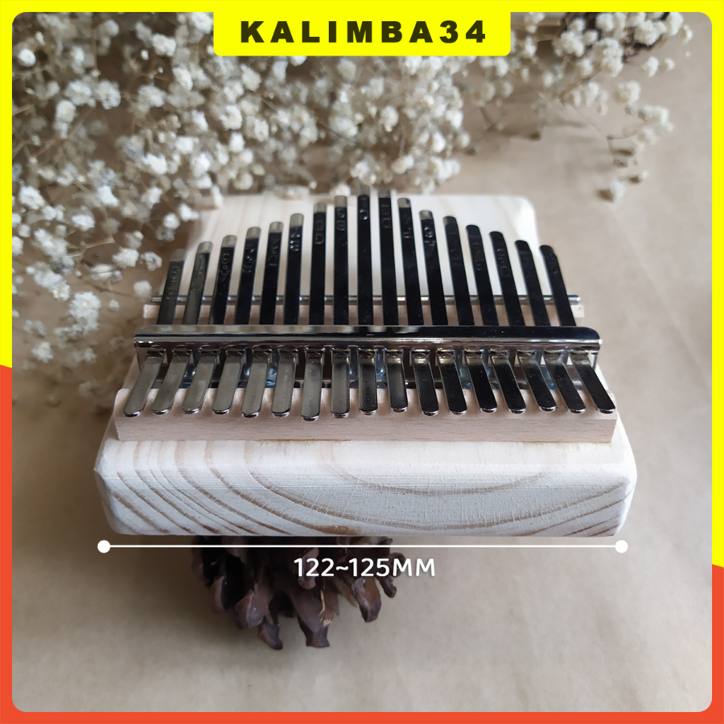 Đàn kalimba 17 phím khắc gấu panda KL34 tặng kèm búa chỉnh âm